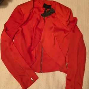 BCBG blazer/ high low crop jacket